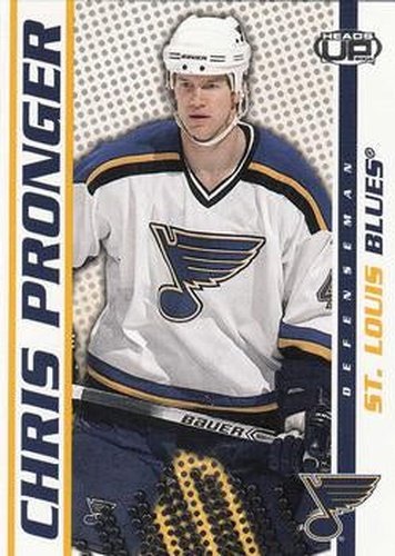 #82 Chris Pronger - St. Louis Blues - 2003-04 Pacific Heads Up Hockey