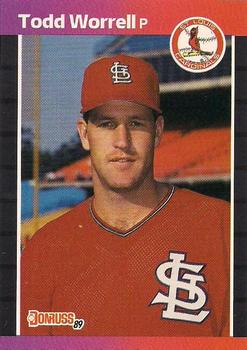 #82 Todd Worrell - St. Louis Cardinals - 1989 Donruss Baseball