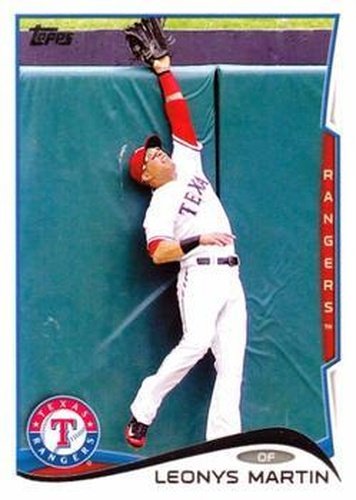#82b Leonys Martin - Texas Rangers - 2014 Topps Baseball