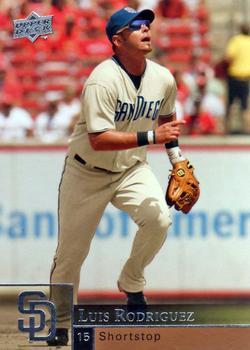 #830 Luis Rodriguez - San Diego Padres - 2009 Upper Deck Baseball