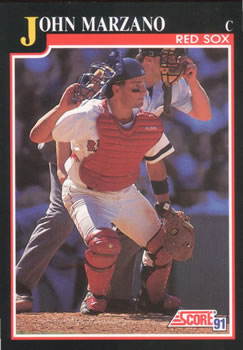 #831 John Marzano - Boston Red Sox - 1991 Score Baseball