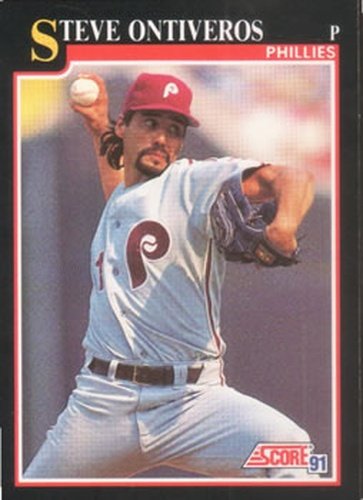 #832 Steve Ontiveros - Philadelphia Phillies - 1991 Score Baseball