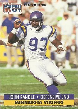 #835 John Randle - Minnesota Vikings - 1991 Pro Set Football