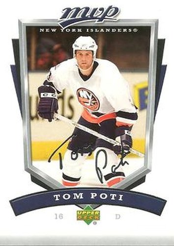 #183 Tom Poti - New York Islanders - 2006-07 Upper Deck MVP Hockey