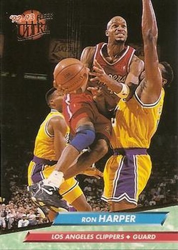 #83 Ron Harper - Los Angeles Clippers - 1992-93 Ultra Basketball
