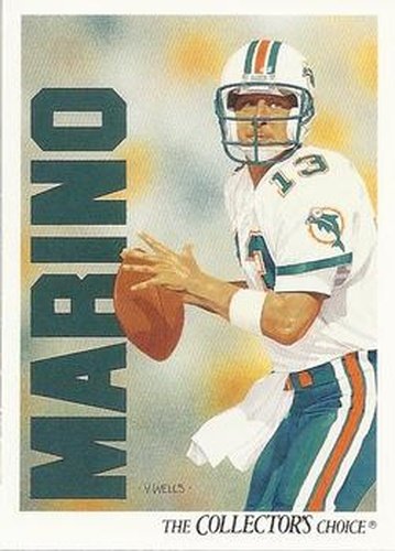 #83 Dan Marino - Miami Dolphins - 1991 Upper Deck Football