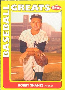 #83 Bobby Shantz - New York Yankees - 1991 Swell Baseball Greats