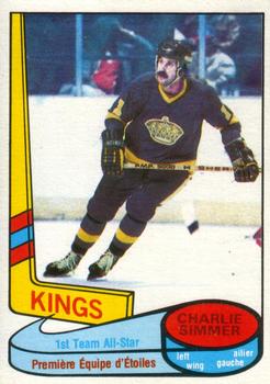 #83 Charlie Simmer - Los Angeles Kings - 1980-81 O-Pee-Chee Hockey