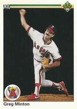 #83 Greg Minton - California Angels - 1990 Upper Deck Baseball