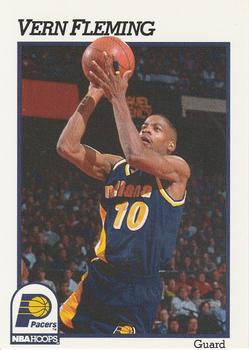 #83 Vern Fleming - Indiana Pacers - 1991-92 Hoops Basketball