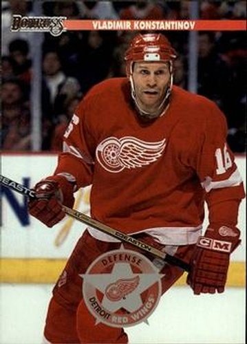 #83 Vladimir Konstantinov - Detroit Red Wings - 1996-97 Donruss Hockey