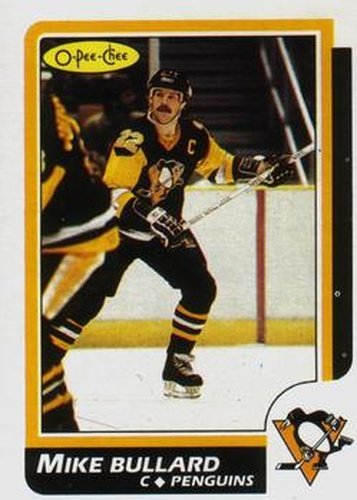 #83 Mike Bullard - Pittsburgh Penguins - 1986-87 O-Pee-Chee Hockey