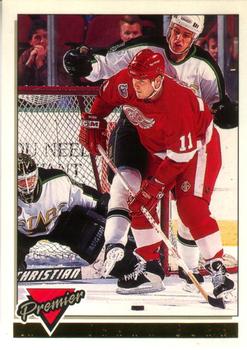 #83 Shawn Burr - Detroit Red Wings - 1993-94 O-Pee-Chee Premier Hockey - Gold