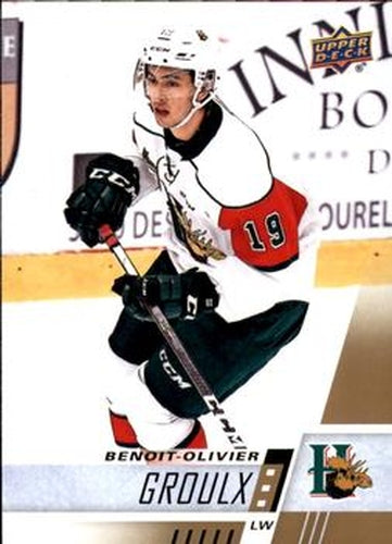 #83 Benoit-Olivier Groulx - Halifax Mooseheads - 2017-18 Upper Deck CHL Hockey