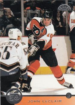#83 John LeClair - Philadelphia Flyers - 1996-97 Leaf Hockey