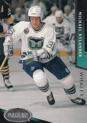 #83 Michael Nylander - Hartford Whalers - 1993-94 Parkhurst Hockey