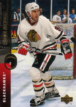#83 Bernie Nicholls - Chicago Blackhawks - 1994-95 Upper Deck Hockey