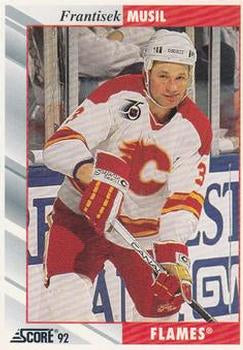 #83 Frank Musil - Calgary Flames - 1992-93 Score USA Hockey