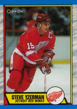#83 Steve Yzerman - Detroit Red Wings - 1989-90 O-Pee-Chee Hockey