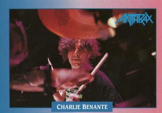 #83 Charlie Benante - 1991 Brockum Rock Cards