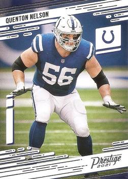 #83 Quenton Nelson - Indianapolis Colts - 2021 Panini Prestige Football