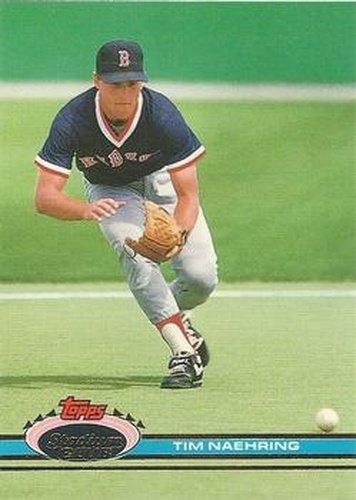 #83 Tim Naehring - Boston Red Sox - 1991 Stadium Club Baseball