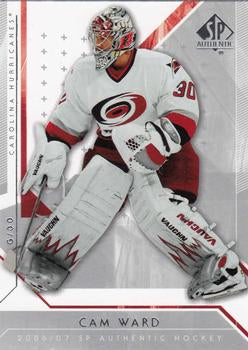 #83 Cam Ward - Carolina Hurricanes - 2006-07 SP Authentic Hockey