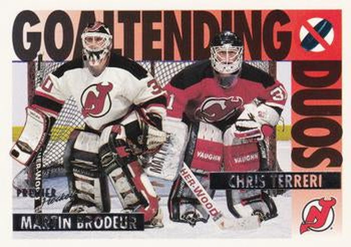 #83 Martin Brodeur / Chris Terreri - New Jersey Devils - 1994-95 O-Pee-Chee Premier Hockey