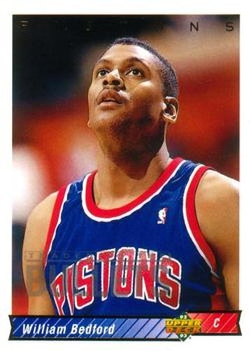 #83 William Bedford - Washington Bullets - 1992-93 Upper Deck Basketball