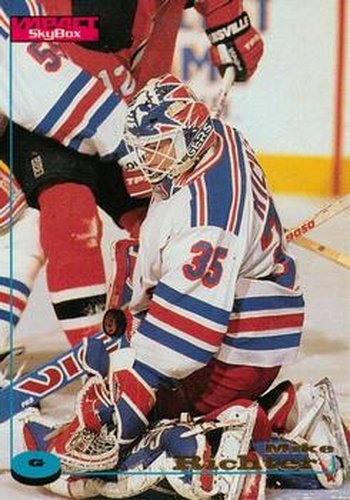 #83 Mike Richter - New York Rangers - 1996-97 SkyBox Impact Hockey