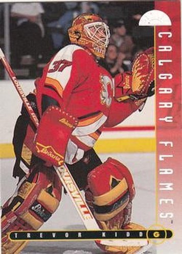 #83 Trevor Kidd - Calgary Flames - 1995-96 Leaf Hockey