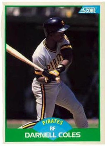 #83 Darnell Coles - Pittsburgh Pirates - 1989 Score Baseball