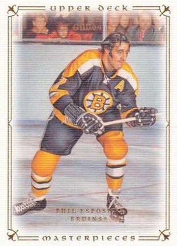 #83 Phil Esposito - Boston Bruins - 2008-09 Upper Deck Masterpieces Hockey