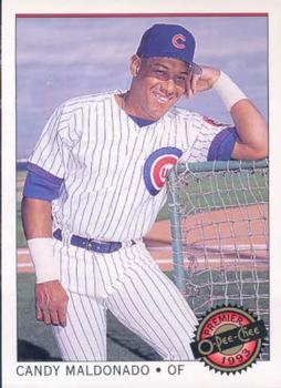 #83 Candy Maldonado - Chicago Cubs - 1993 O-Pee-Chee Premier Baseball