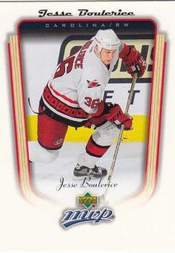 #83 Jesse Boulerice - Carolina Hurricanes - 2005-06 Upper Deck MVP Hockey