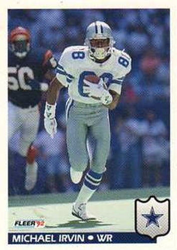 #83 Michael Irvin - Dallas Cowboys - 1992 Fleer Football