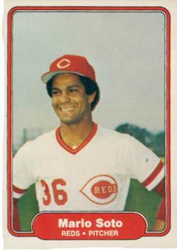 #83 Mario Soto - Cincinnati Reds - 1982 Fleer Baseball