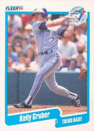 #83 Kelly Gruber - Toronto Blue Jays - 1990 Fleer USA Baseball