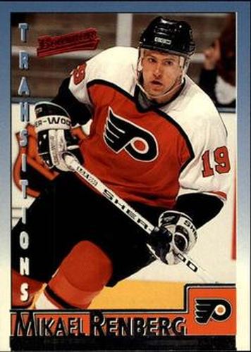 #83 Mikael Renberg - Philadelphia Flyers - 1995-96 Bowman Hockey