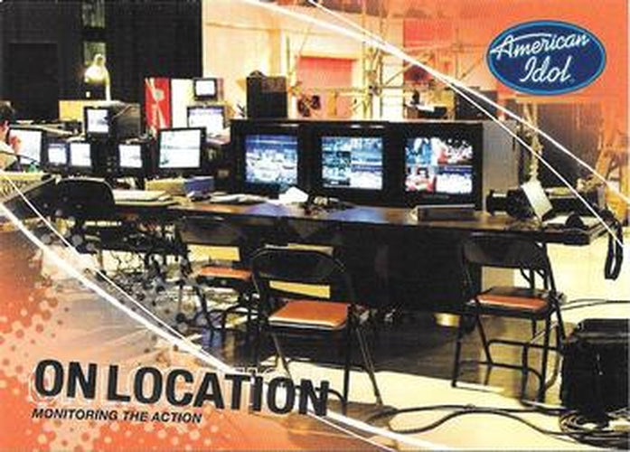 #83 Monitoring the Action - 2004 Fleer American Idol Season 3