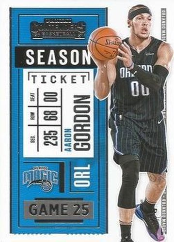 #83 Aaron Gordon - Orlando Magic - 2020-21 Panini Contenders Basketball