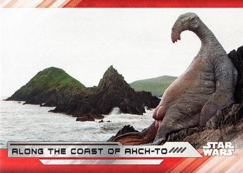 #83 Along the Coast of Ahch-To - 2017 Topps Star Wars The Last Jedi