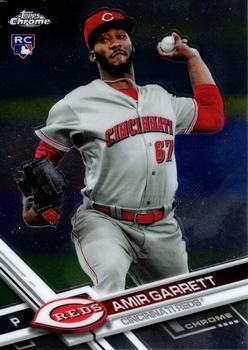 #83 Amir Garrett - Cincinnati Reds - 2017 Topps Chrome Baseball
