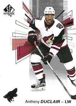 #83 Anthony Duclair - Arizona Coyotes - 2016-17 SP Authentic Hockey