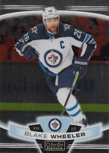 #83 Blake Wheeler - Winnipeg Jets - 2019-20 O-Pee-Chee Platinum Hockey