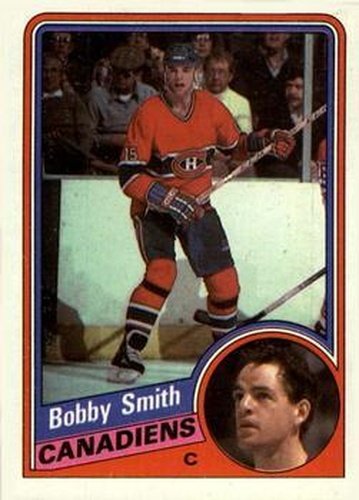 #83 Bobby Smith - Montreal Canadiens - 1984-85 Topps Hockey