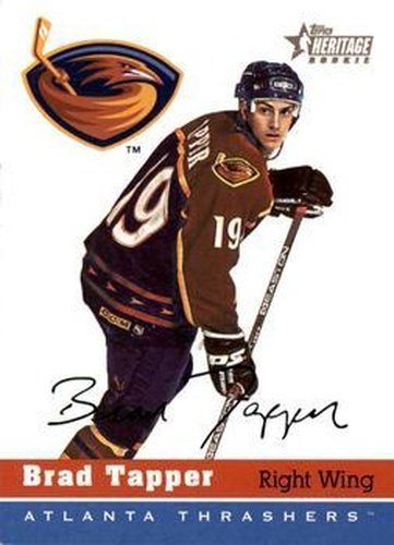 #83 Brad Tapper - Atlanta Thrashers - 2000-01 Topps Heritage Hockey