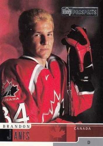 #83 Brandon Janes - Canada - 1999-00 Upper Deck Prospects Hockey