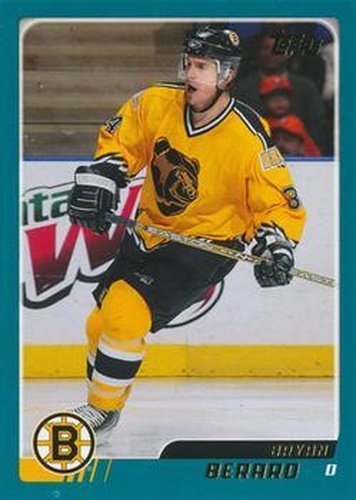 #83 Bryan Berard - Boston Bruins - 2003-04 Topps Hockey