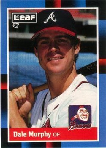 #83 Dale Murphy - Atlanta Braves - 1988 Leaf Baseball